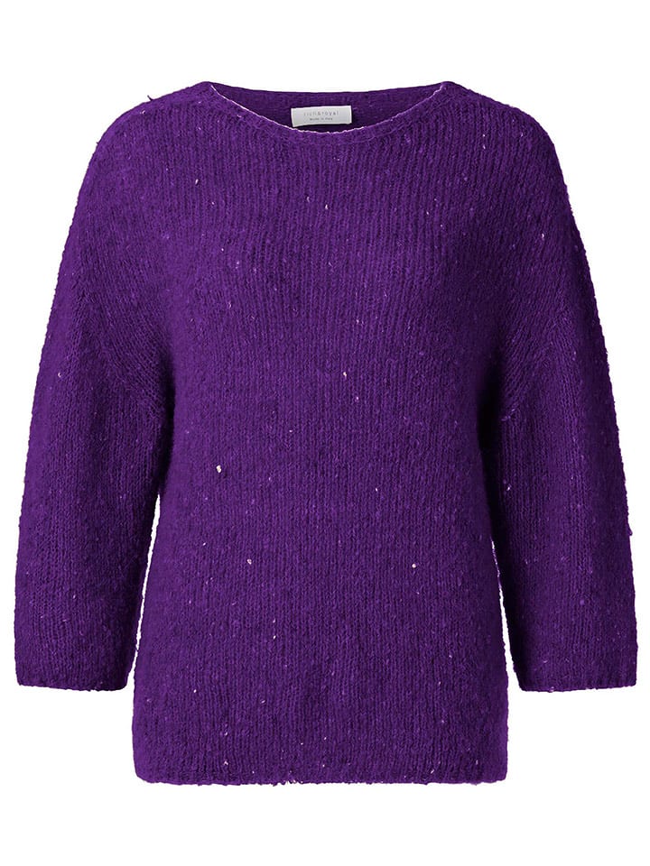 Rich & Royal Sweter w kolorze fioletowym rozmiar: M