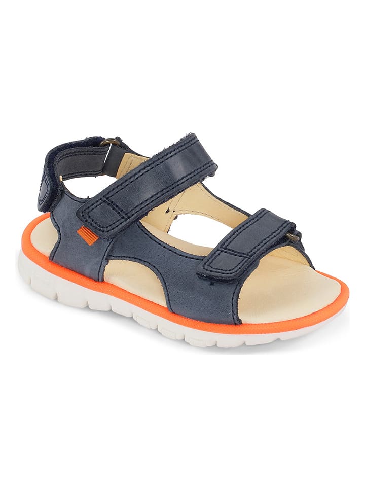 Bundgaard Skórzane sandały "Jamie" w kolorze granatowym rozmiar: 33