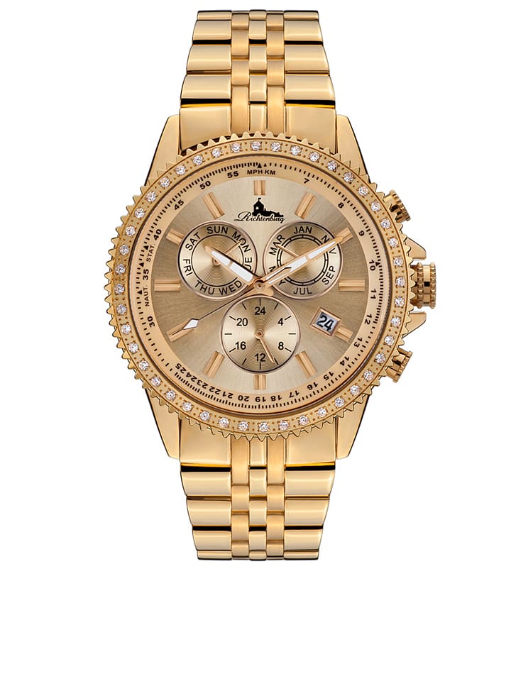 Zegarek automatyczny "Cassiopeia" w kolorze złotym