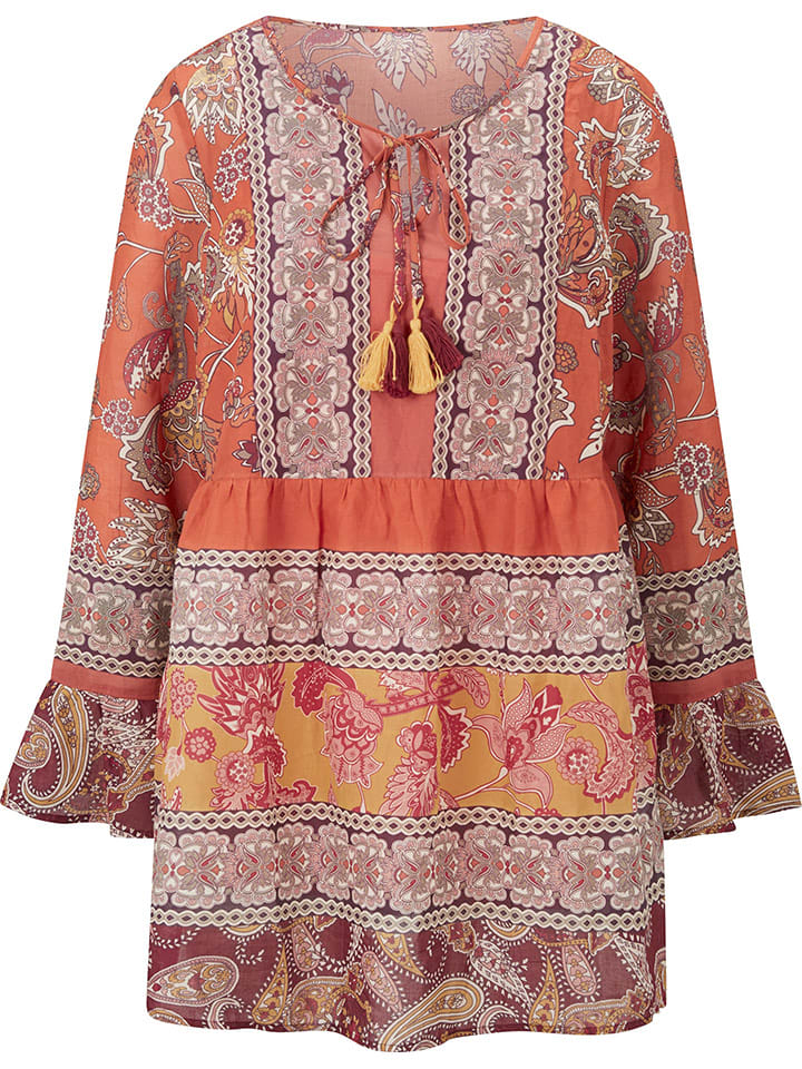 Heine Bluzka w kolorze koralowym ze wzorem rozmiar: 40