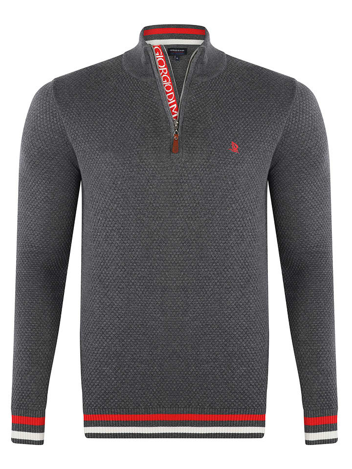 GIORGIO DI MARE Sweter w kolorze szarym rozmiar: XL