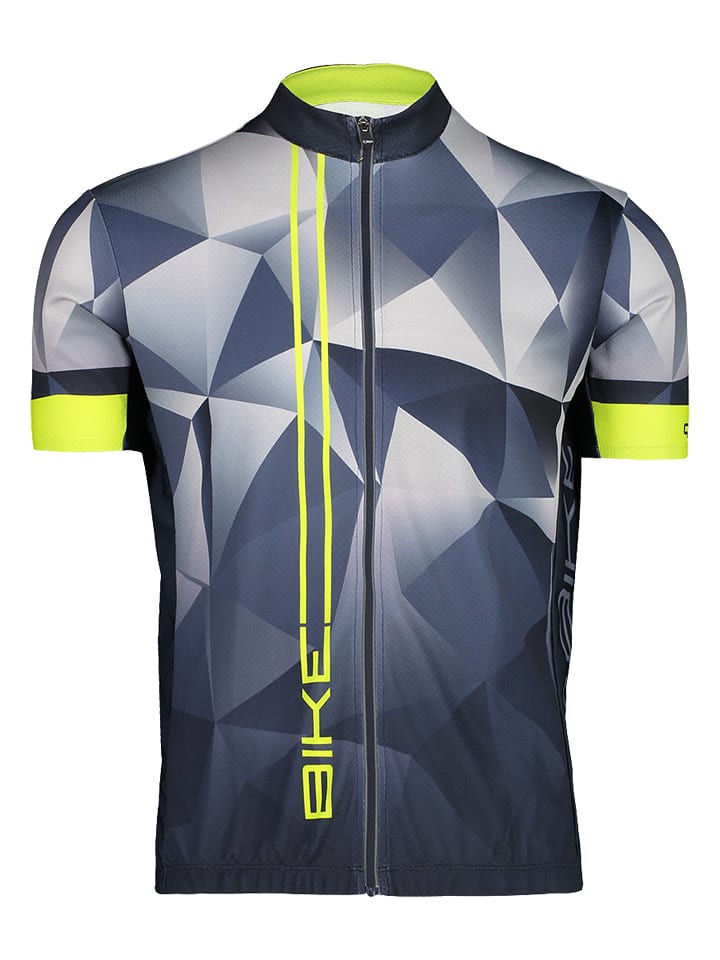 CMP Koszulka kolarska w kolorze granatowo-żółtym rozmiar: 46