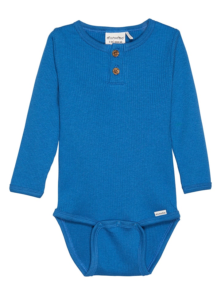 Minymo Body w kolorze niebieskim rozmiar: 62
