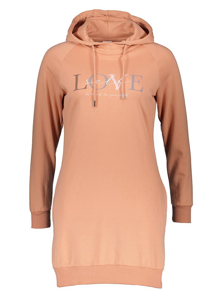LASCANA Sukienka dresowa w kolorze beżowym rozmiar: 32/34