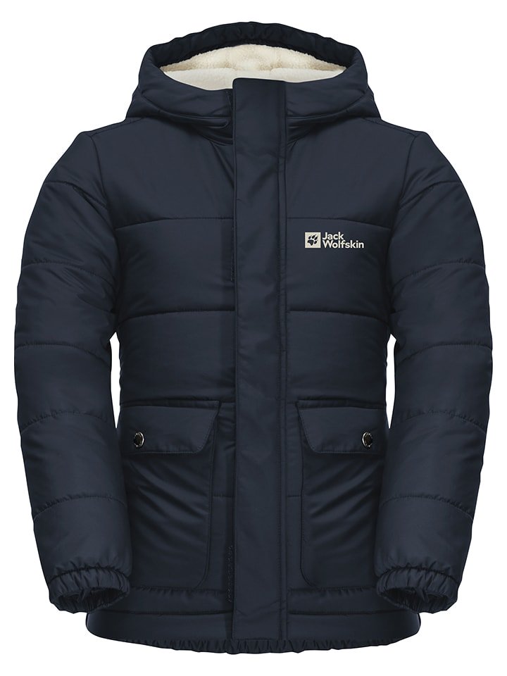 Jack Wolfskin Kurtka zimowa "Snow Fox" w kolorze granatowym rozmiar: 152