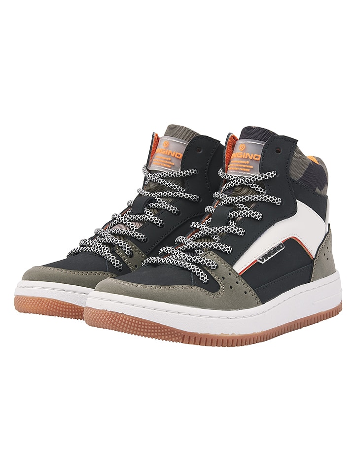 Vingino Skórzane sneakersy "Odisio" w kolorze szarym rozmiar: 37