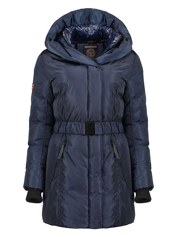 Płaszcz zimowy "Ablackstone" w kolorze granatowym