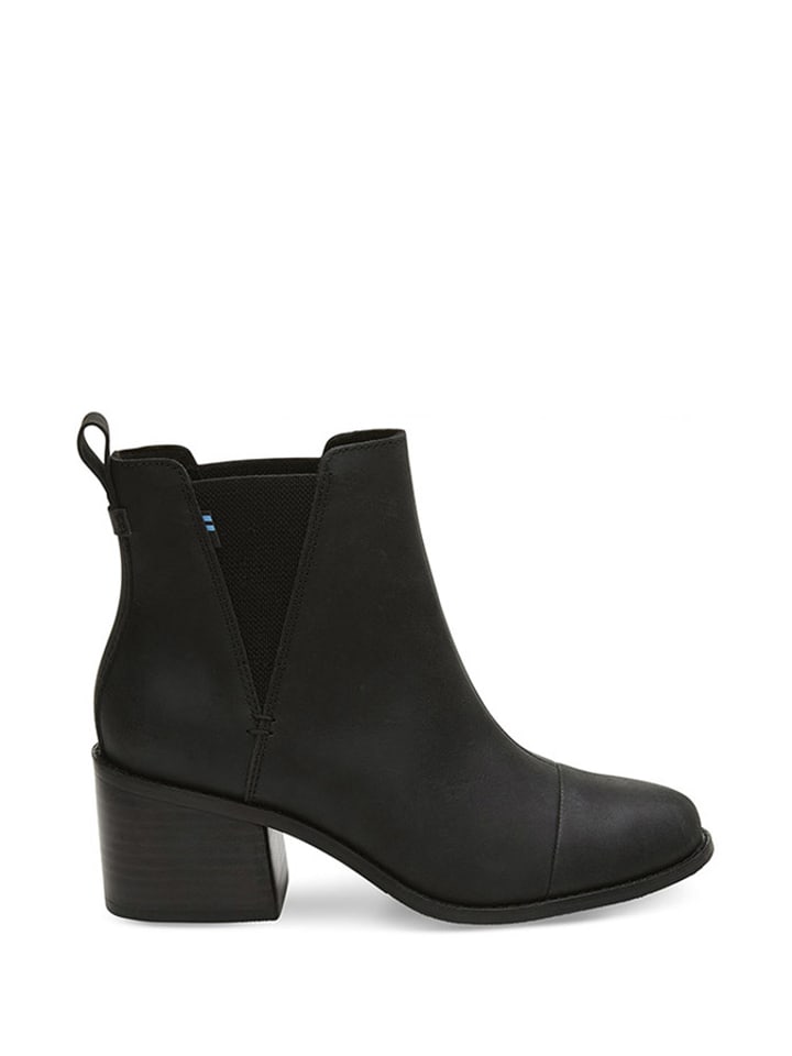 TOMS Skórzane sztyblety w kolorze czarnym rozmiar: 36