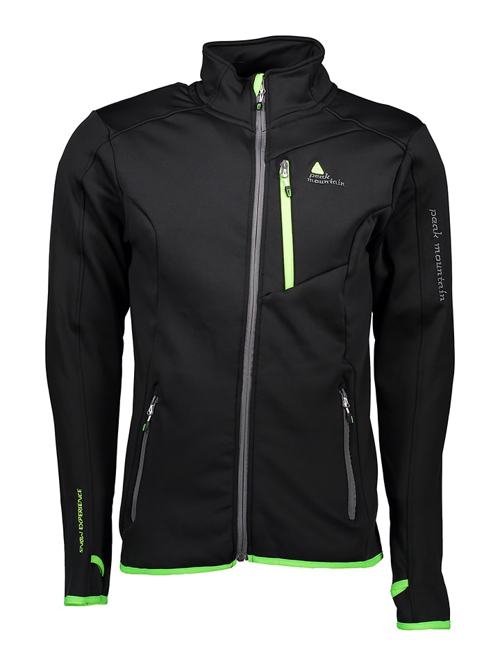 Kurtka softshellowa w kolorze czarnym