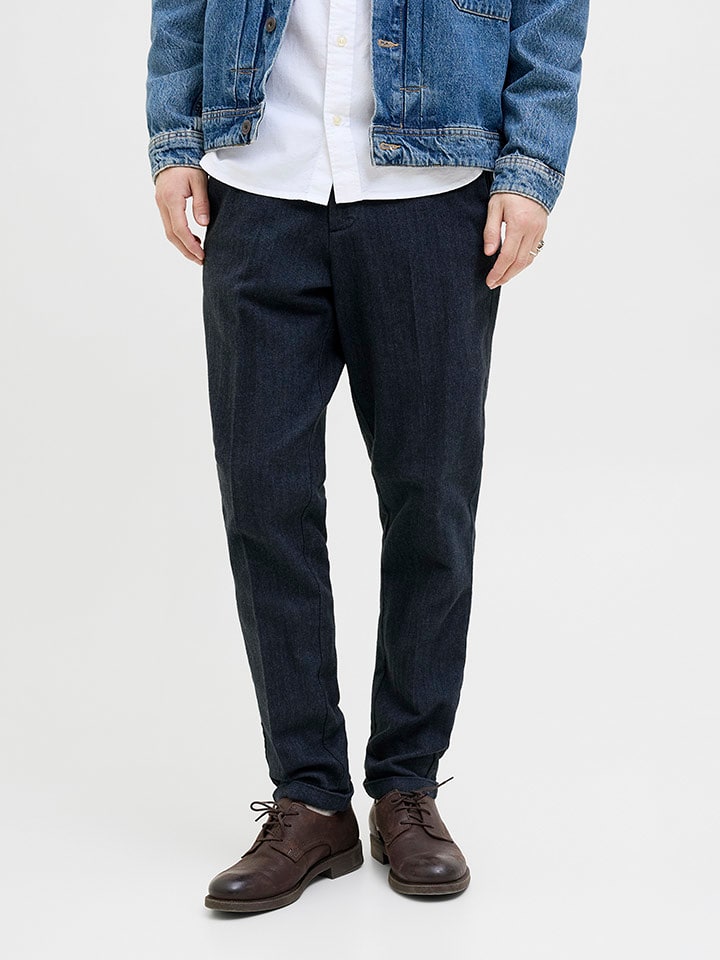 Jack & Jones Spodnie chino "Stacy" w kolorze antracytowym rozmiar: W36/L32