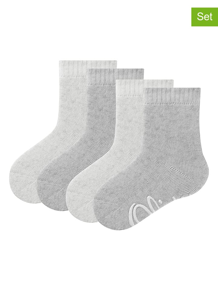 s.Oliver Skarpety (4 pary) w kolorze jasnoszarym i białym rozmiar: 31-34