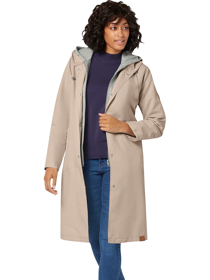 WITT WEIDEN Płaszcz przejściowy w kolorze beżowo-szarym rozmiar: 38