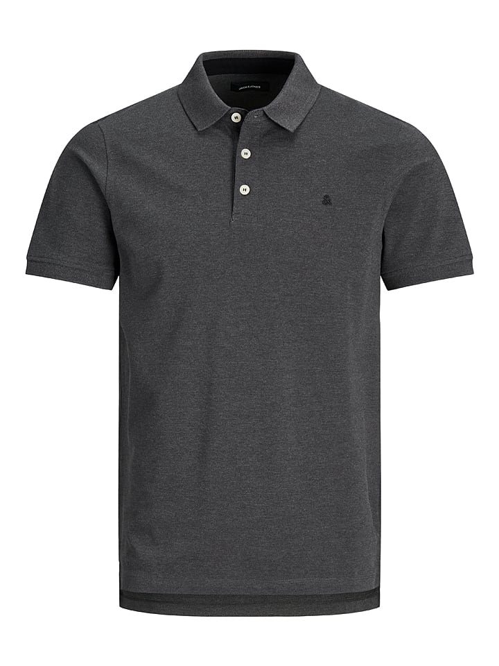 Jack & Jones Koszulka polo "Paulos" w kolorze ciemnoszarym rozmiar: XL