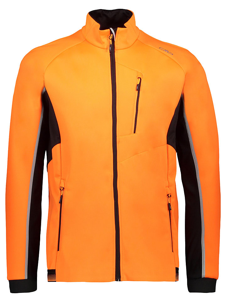 Kurtka softshellowa w kolorze pomarańczowym