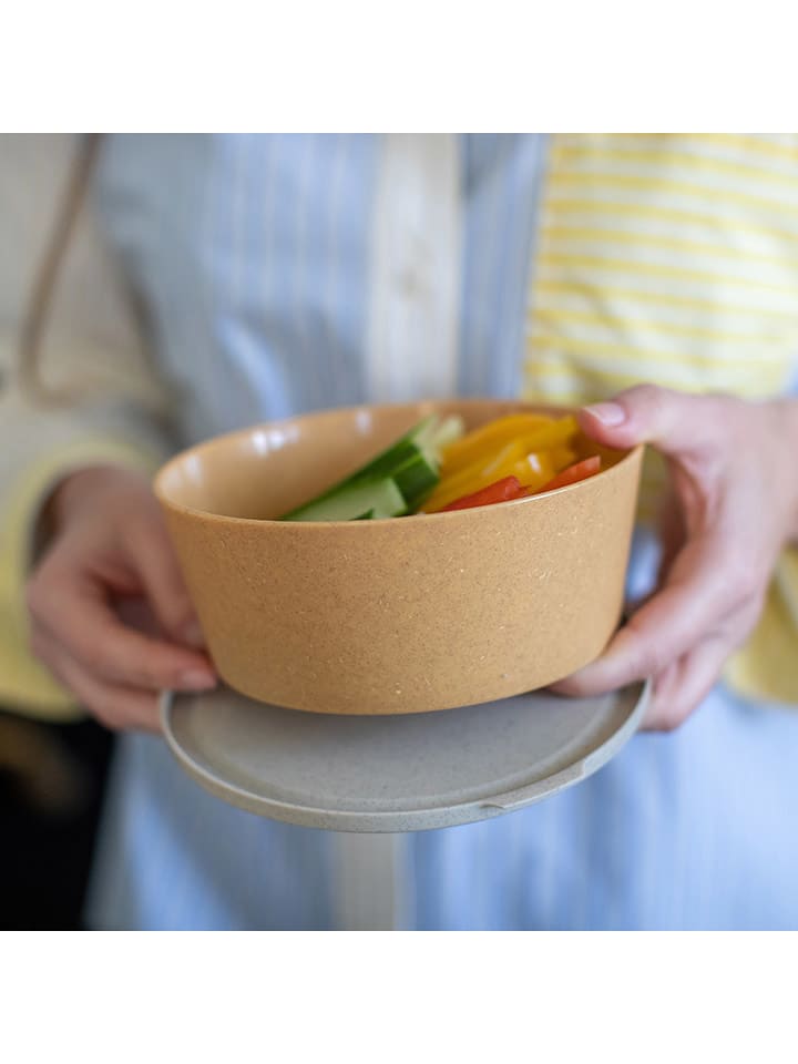 koziol Pojemnik "Connect Bowl" w kolorze jasnobrązowym - 0,9 l rozmiar: onesize