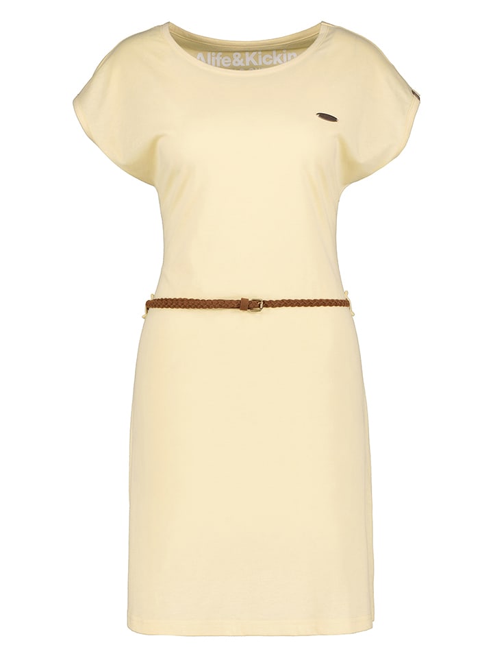 Sukienka "Elli" w kolorze jasnożółtym