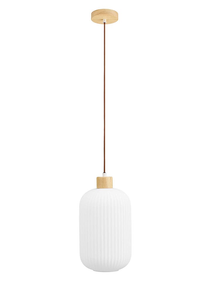 House Nordic Lampa wisząca "Argalo" w kolorze białym - wys. 38 x Ø 30 cm rozmiar: onesize