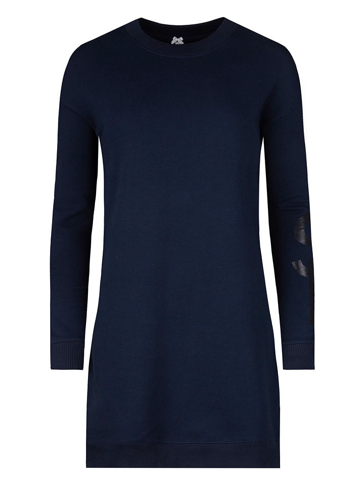 SHORT STORIES Sukienka dresowa w kolorze granatowym rozmiar: L