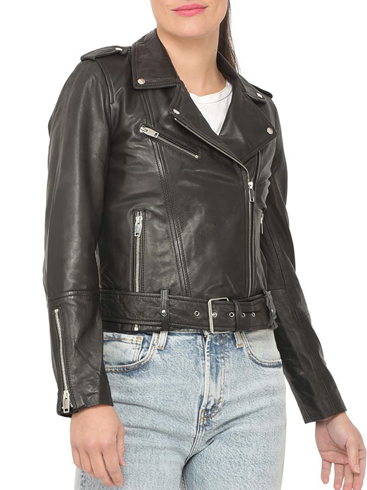 Isaco und Kawa Skórzana kurtka w kolorze czarnym rozmiar: 32