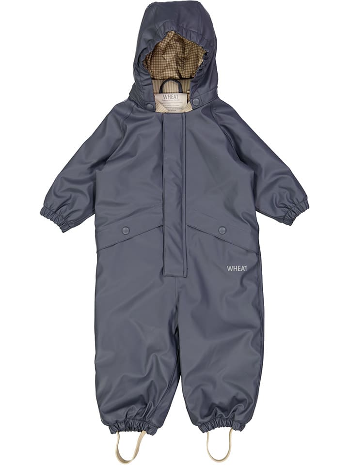 Wheat Kombinezon przeciwdeszczowy "Aiko" w kolorze granatowym rozmiar: 86