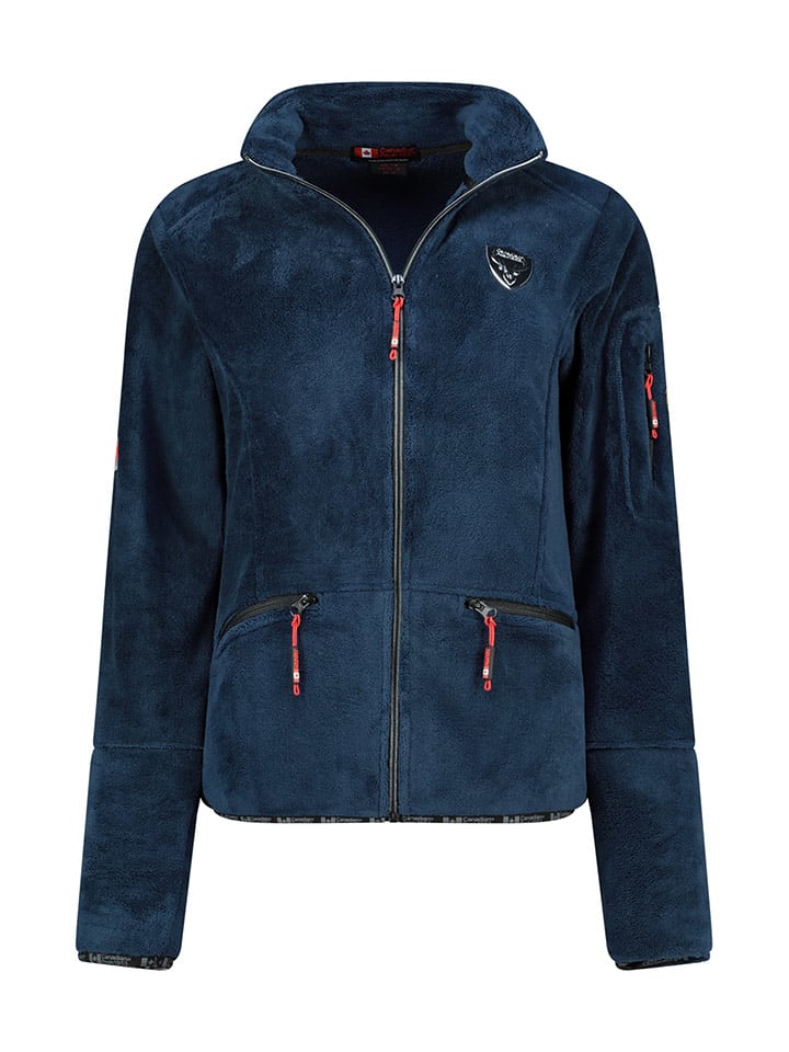 Canadian Peak Kurtka polarowa "Tisalineak" w kolorze granatowym rozmiar: XL