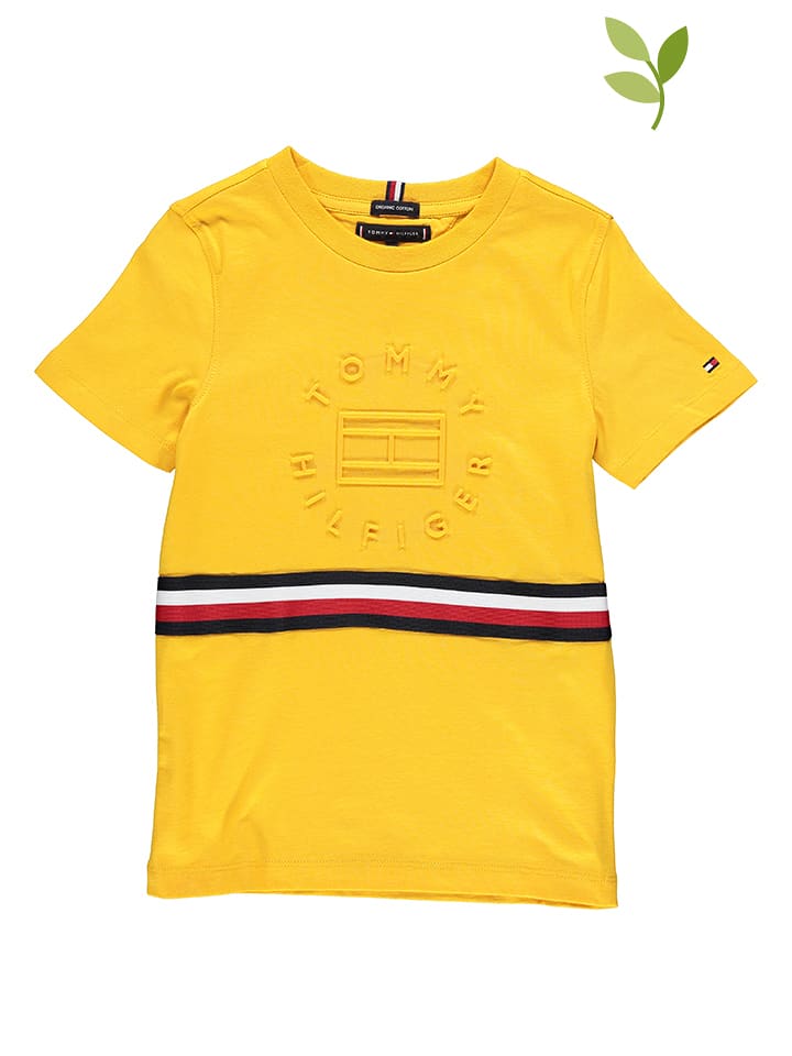 Tommy Hilfiger Koszulka w kolorze żółtym rozmiar: 164