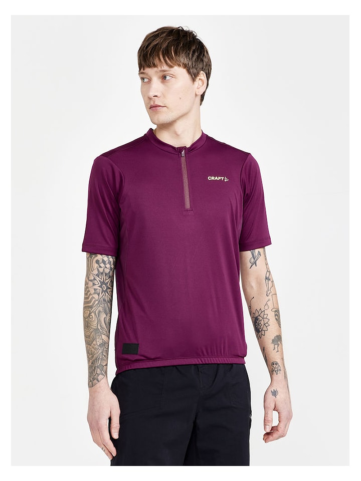 Craft Koszulka kolarska "Core Offroads" w kolorze ciemnofioletowym rozmiar: XL
