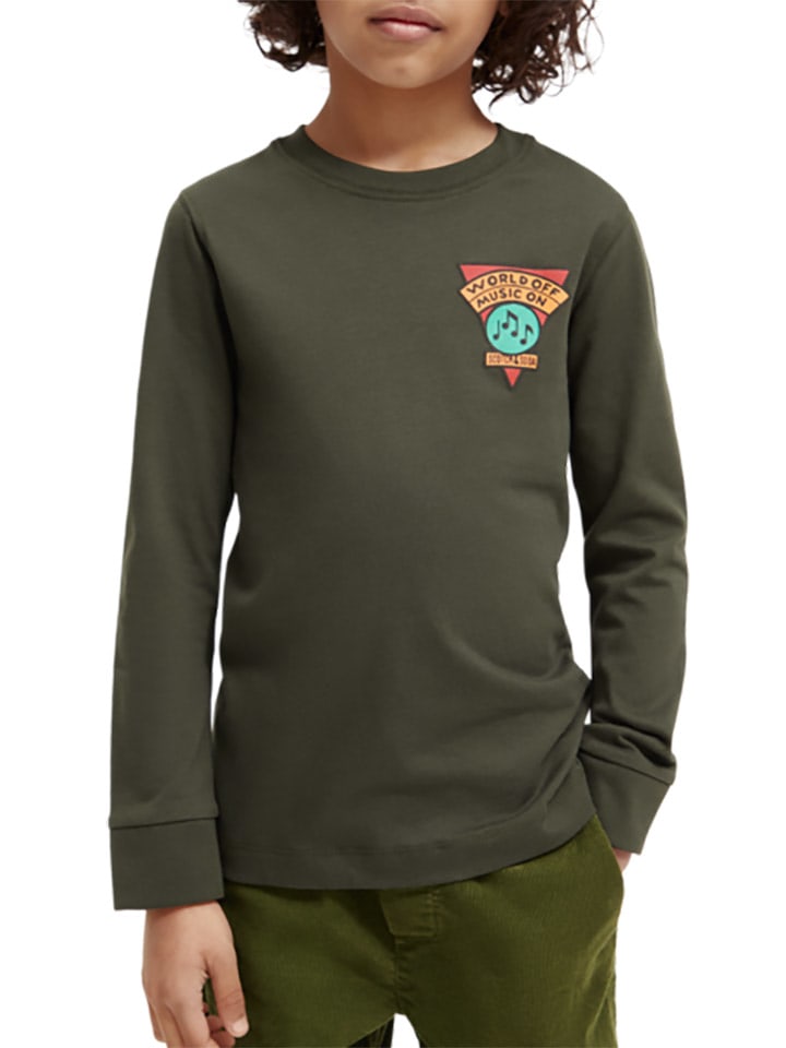 Scotch & Soda Koszulka w kolorze khaki rozmiar: 176