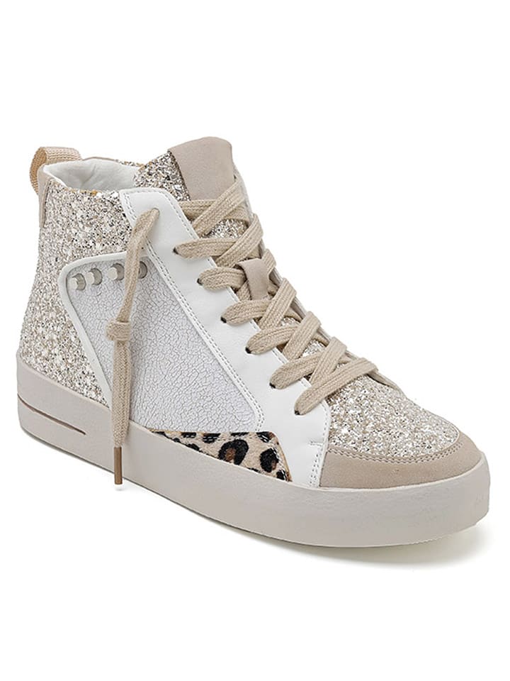 Sixth Sens Sneakersy w kolorze kremowo-złoto-beżowym rozmiar: 36