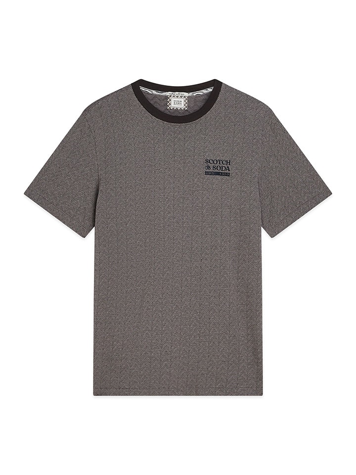 Scotch & Soda Koszulka w kolorze antracytowym rozmiar: M