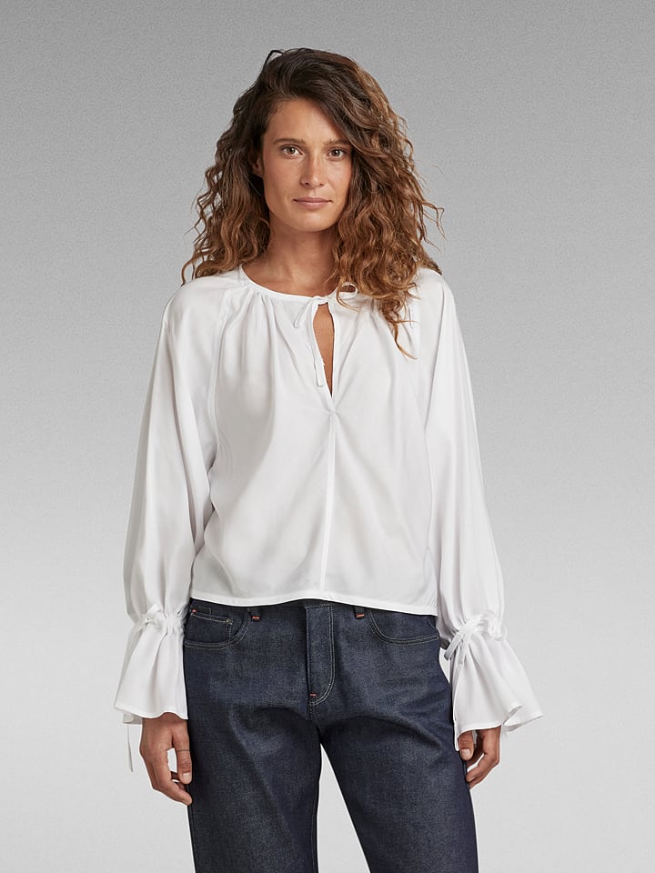 G-Star Bluzka w kolorze białym rozmiar: M