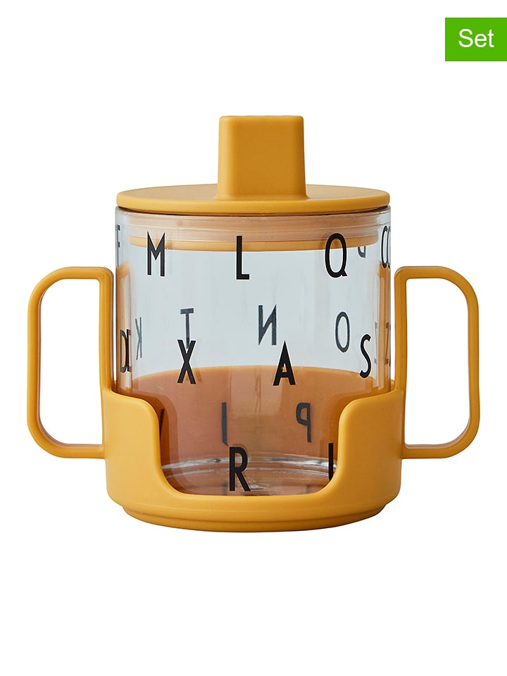 Design Letters 3-częściowy zestaw w kolorze żółtym rozmiar: onesize