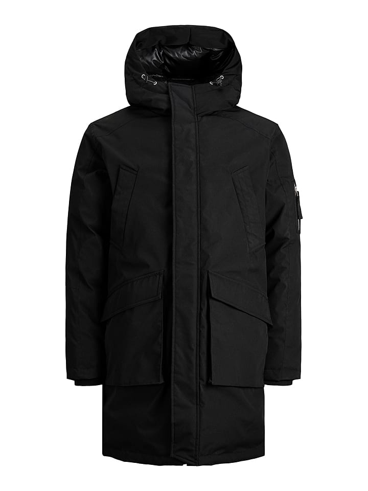 Parka "Terrazzo" w kolorze czarnym