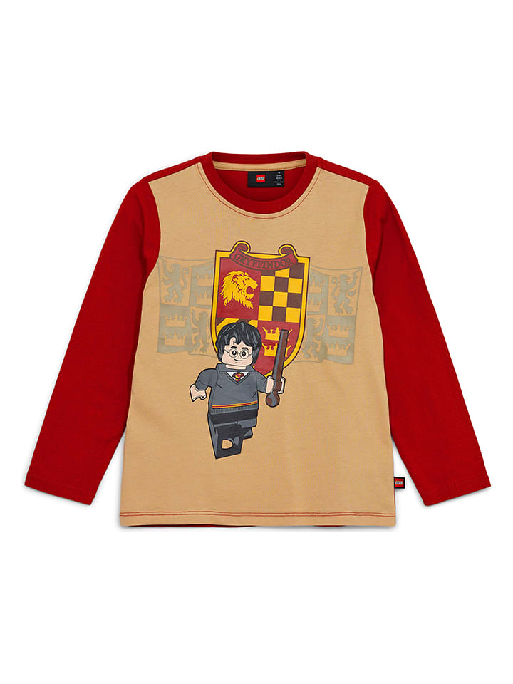 LEGO Koszulka w kolorze czerwono-beżowym rozmiar: 104