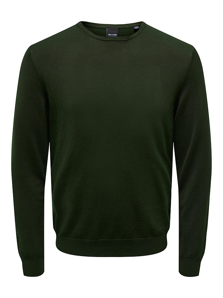 ONLY & SONS Sweter "Wyler" w kolorze zielonym rozmiar: XL