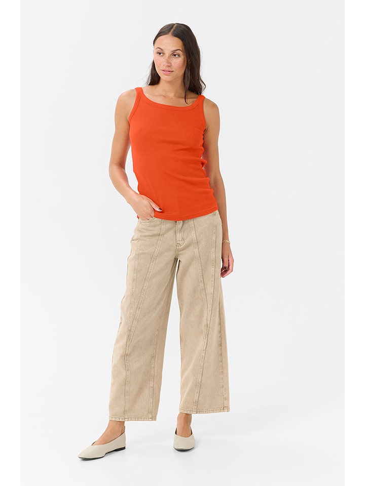 Kaffe Top w kolorze pomarańczowym rozmiar: XL