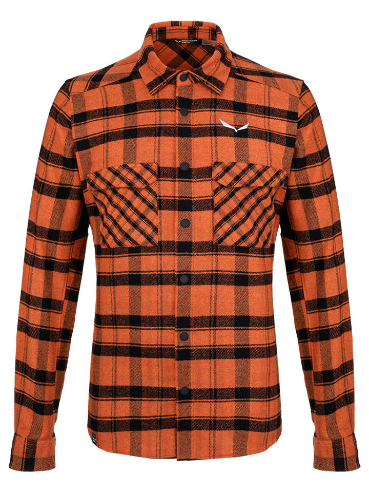 Salewa Koszula funkcyjna "Puez" w kolorze pomarańczowym rozmiar: 52