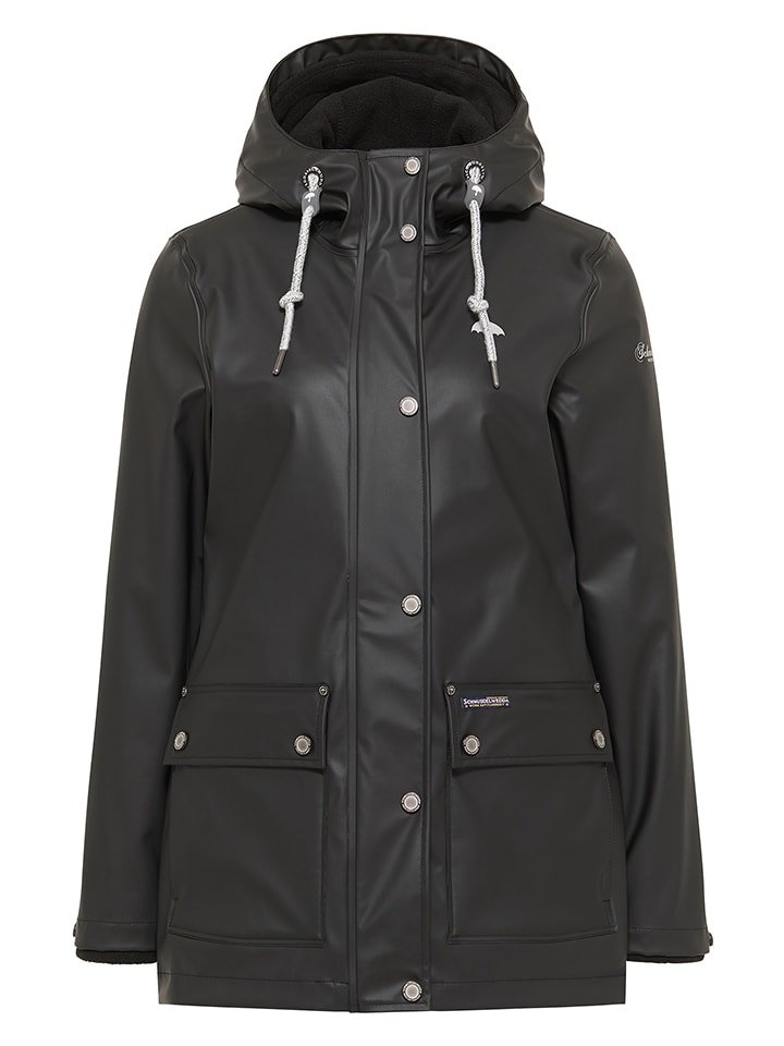 Płaszcz przeciwdeszczowy 3w1 w kolorze czarnym