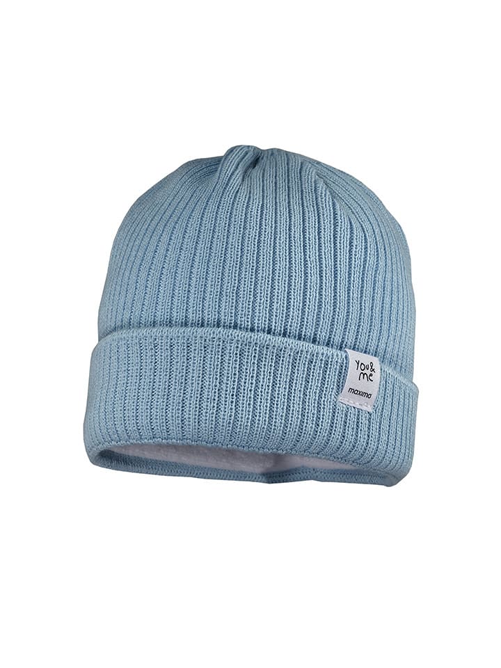 MaxiMo Czapka beanie w kolorze błękitnym rozmiar: 43 cm