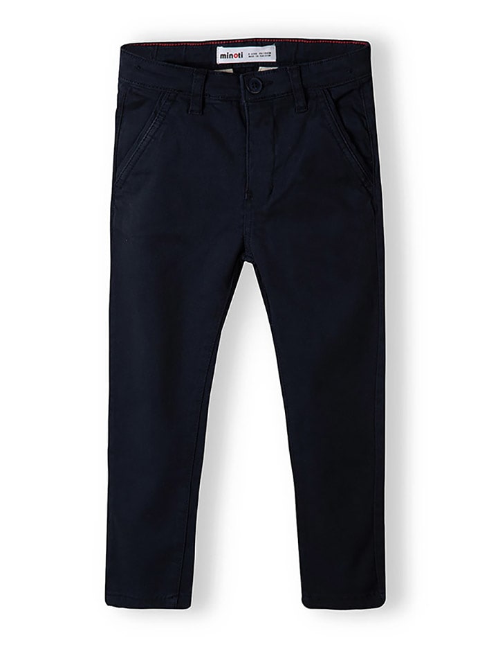 Minoti Spodnie chino w kolorze granatowym rozmiar: 128/134