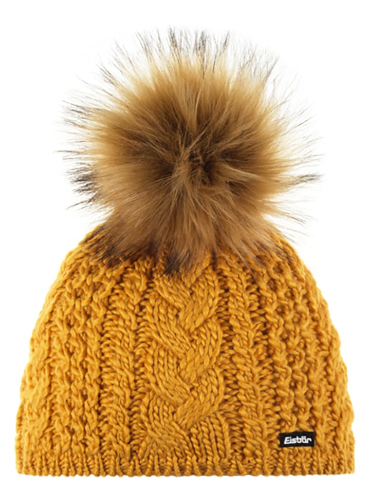 Czapka "Afra Lux" w kolorze musztardowym