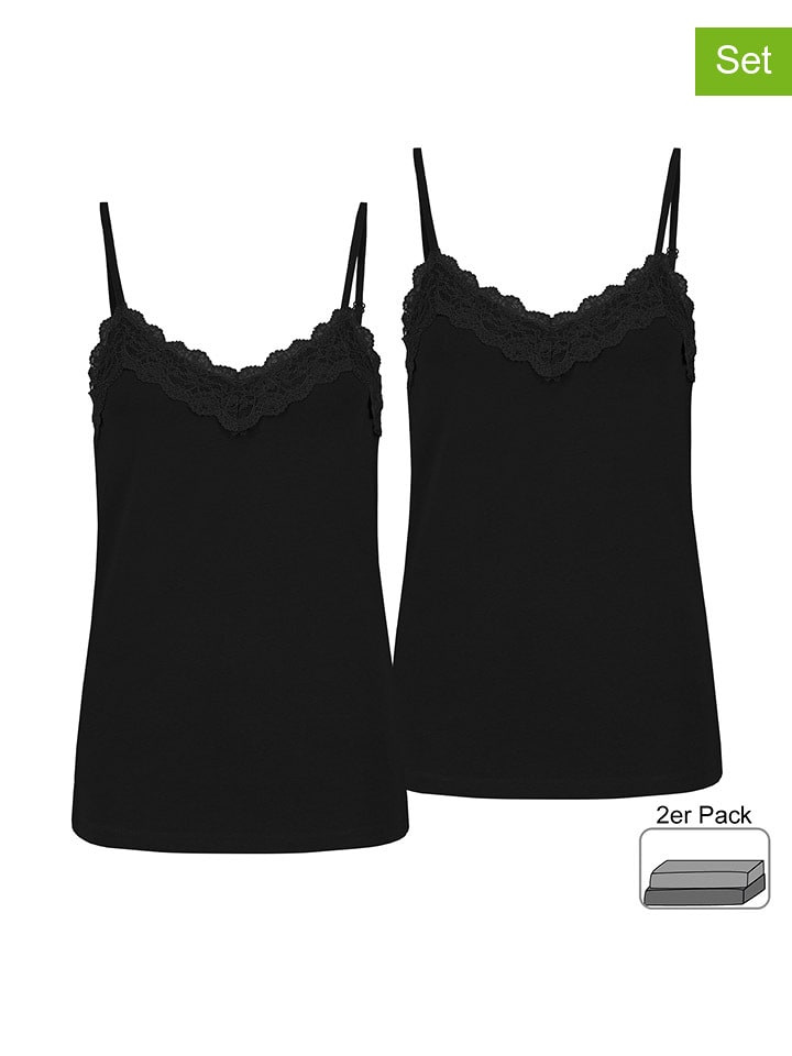 Sublevel Topy (2 szt.) w kolorze czarnym rozmiar: S