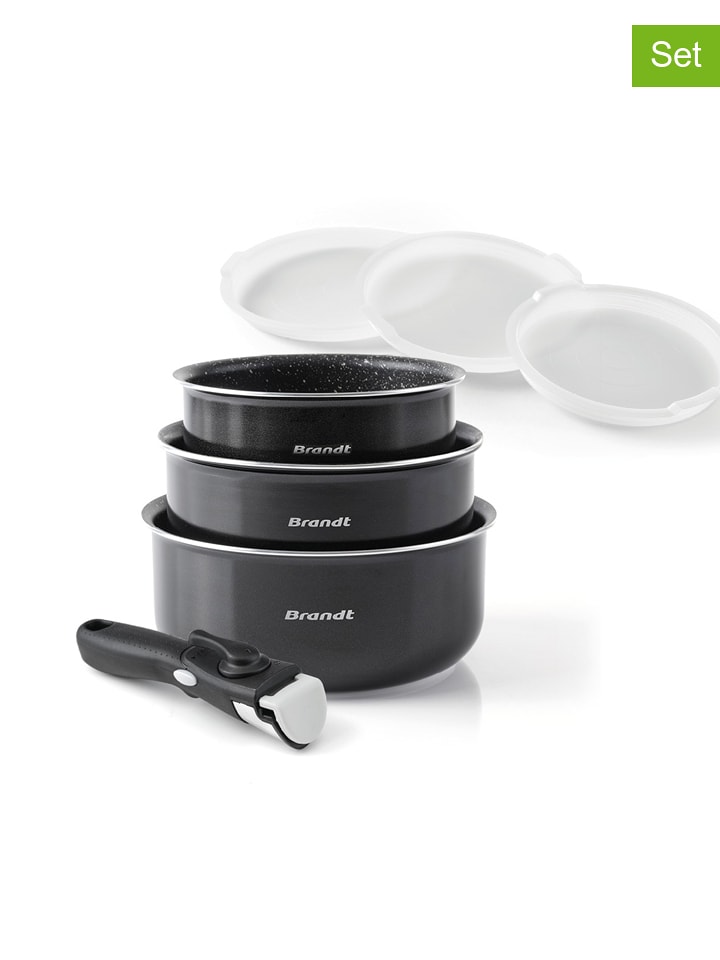 Brandt 7-częściowy zestaw w kolorze czarnym rozmiar: onesize