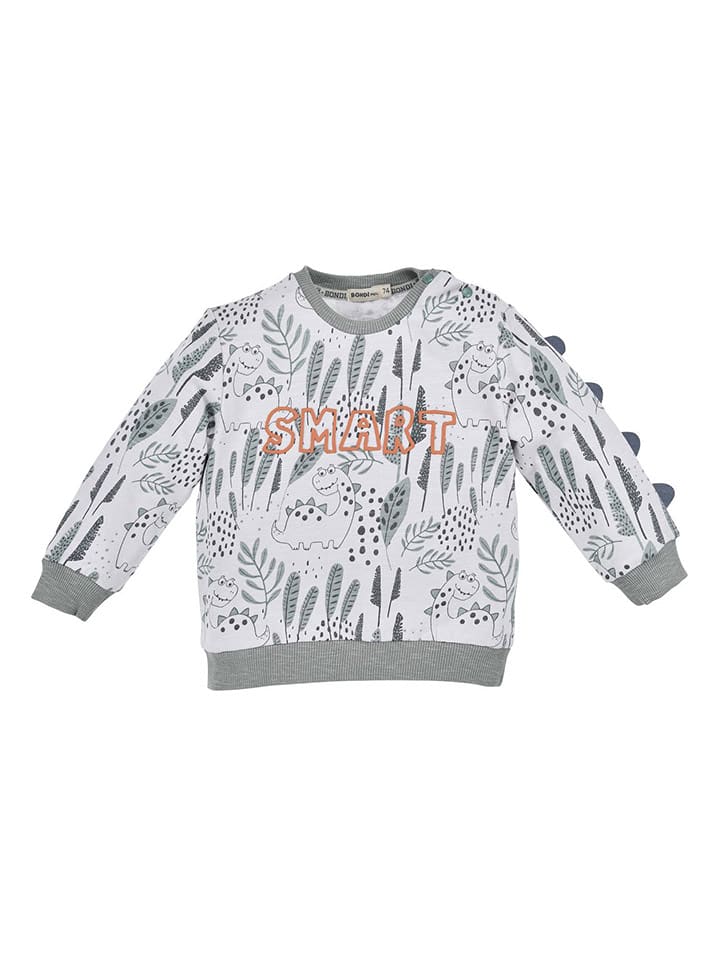 Bondi Bluza "Be wild and smart" w kolorze białym rozmiar: 62