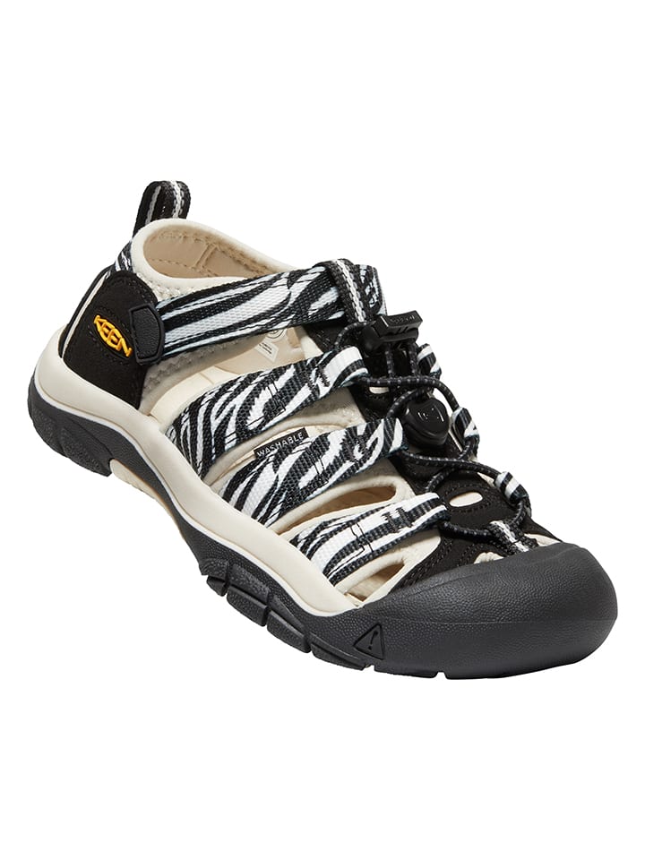 Keen Sandały turystyczne "Newport H2" w kolorze czarno-białym rozmiar: 37