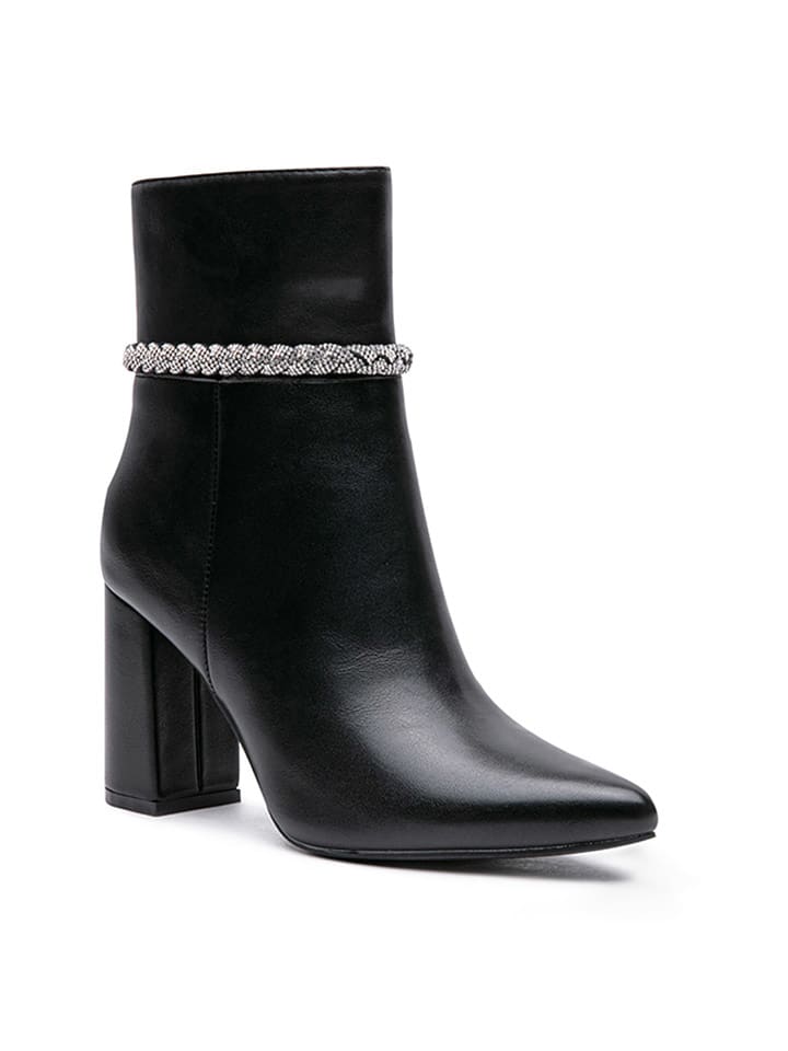 Foreverfolie Botki w kolorze czarnym rozmiar: 37