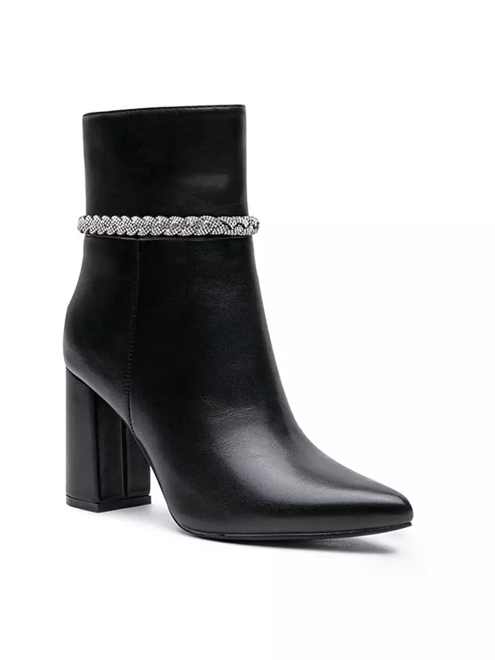 Foreverfolie Botki w kolorze czarnym rozmiar: 37