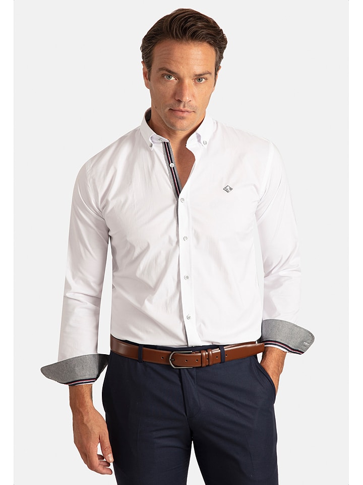 SIR RAYMOND TAILOR Koszula "Gola" - Regular fit - w kolorze białym rozmiar: XL