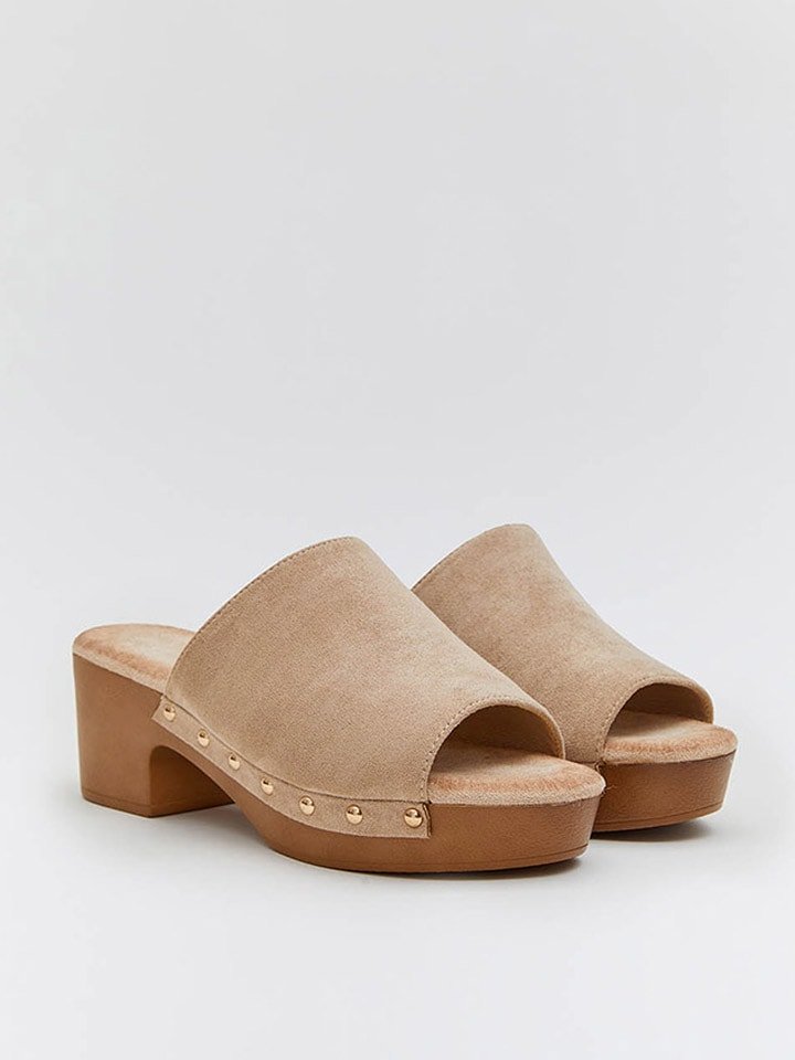 Bellucci Klapki w kolorze beżowym rozmiar: 39