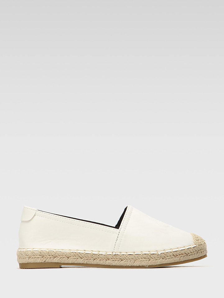 Quazi Espadryle w kolorze białym rozmiar: 38